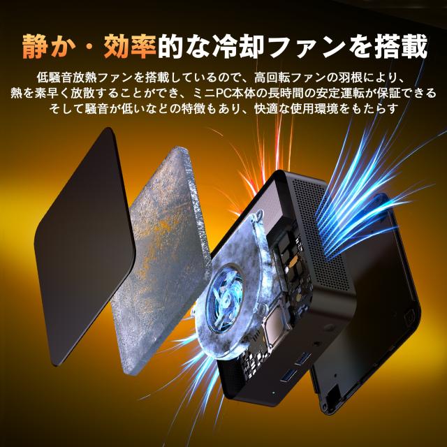 小型PC Ryzen5 高速SSD搭載 高コスパのデスクトップPC