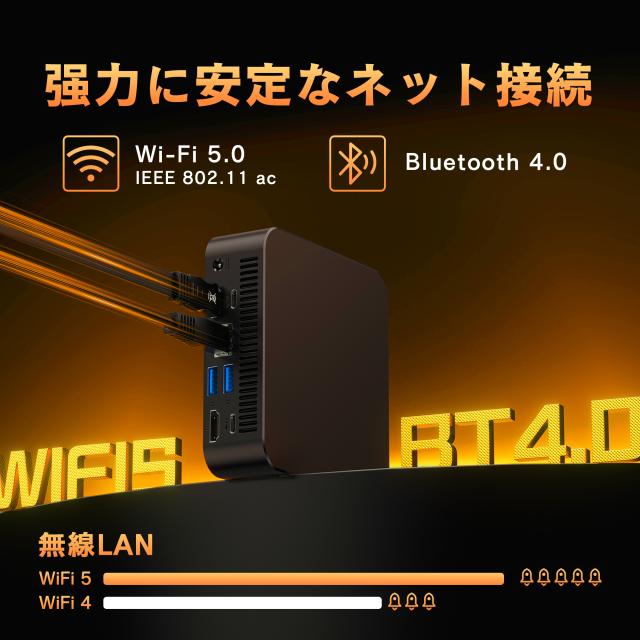 ミニPC Ryzen5 5600U 高性能CPU搭載 在宅ワークにもおすすめ
