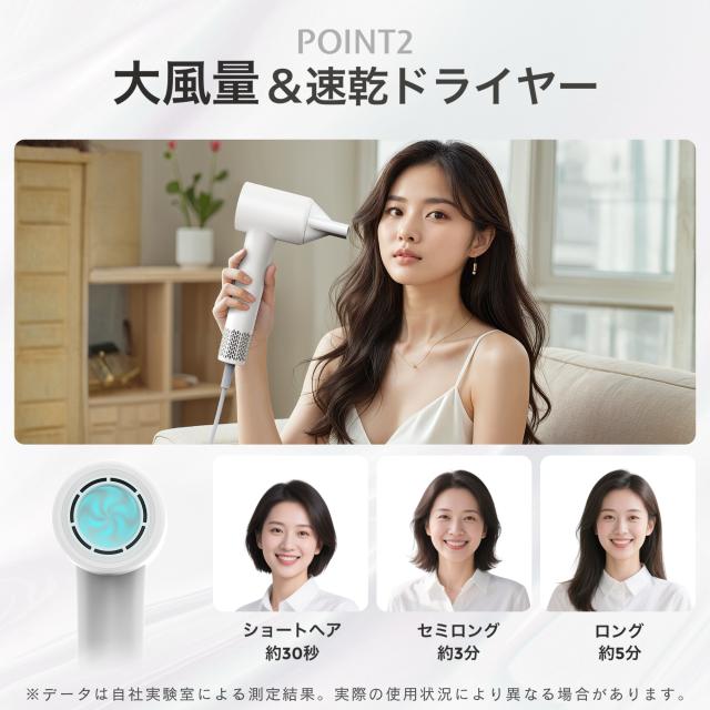折りたたみ式ヘアドライヤー コンパクト収納 持ち運び便利