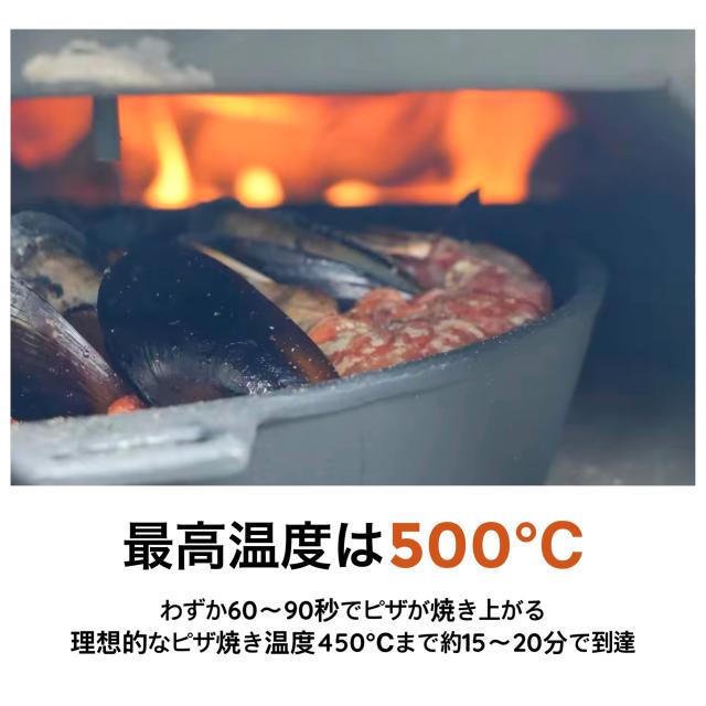 パリッと美味しく焼き上がったナポリ風ピザの仕上がりイメージ