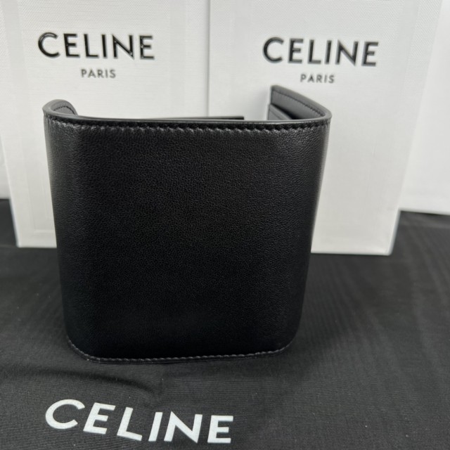 CELINE セリーヌ celine スモール ウォレット トリオンフ ブラック