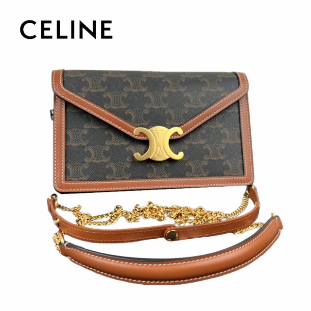 CELINE セリーヌ celine チェーンウォレット ミニ バッグ トリオンフ