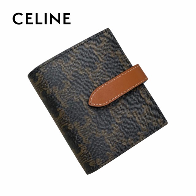 CELINE セリーヌ celine スモール タン ストラップウォレット