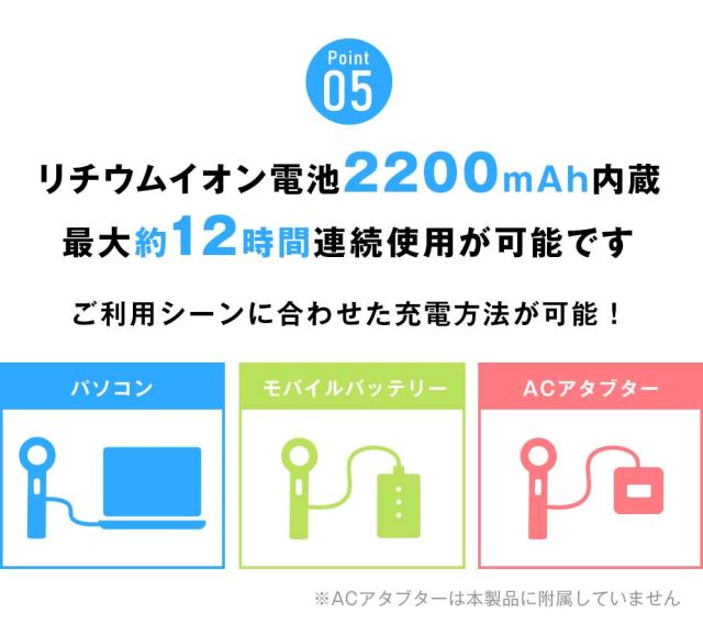 手持ち扇風機 軽量 涼感 冷感 インナー 肌荒れ 蒸れ