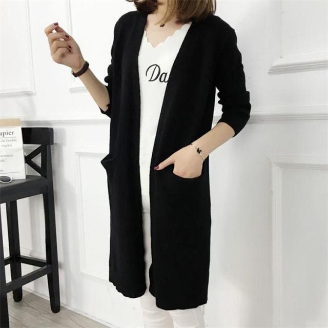 ニット カーディガン レディース ロング Vネック トップス ゆったり アウター 前開き 春秋 着やせ カジュアル エレガント きれいめ おしゃれ ゆったり ニット カーディガン レディース ロング Vネック トップス