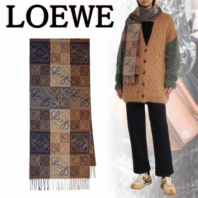 LOEWE ロエベ マフラー　スカーフ　（モヘア\u0026ウール）　マルチカラー　送料込即決したいと思います