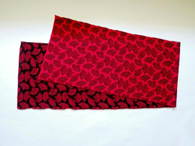 送料無料 扇子柄マフラー ストール レディース メンズ 日本製 和柄 オーガニックウール アトピー 高級品 マフラー 軽い 薄い アレルギー 高品質 肌触りよい おすすめ 五泉ニット ウール