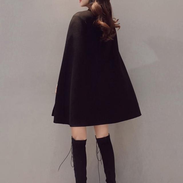 レディース 羽織り コート アウター 美シルエット ポンチョ ケープ