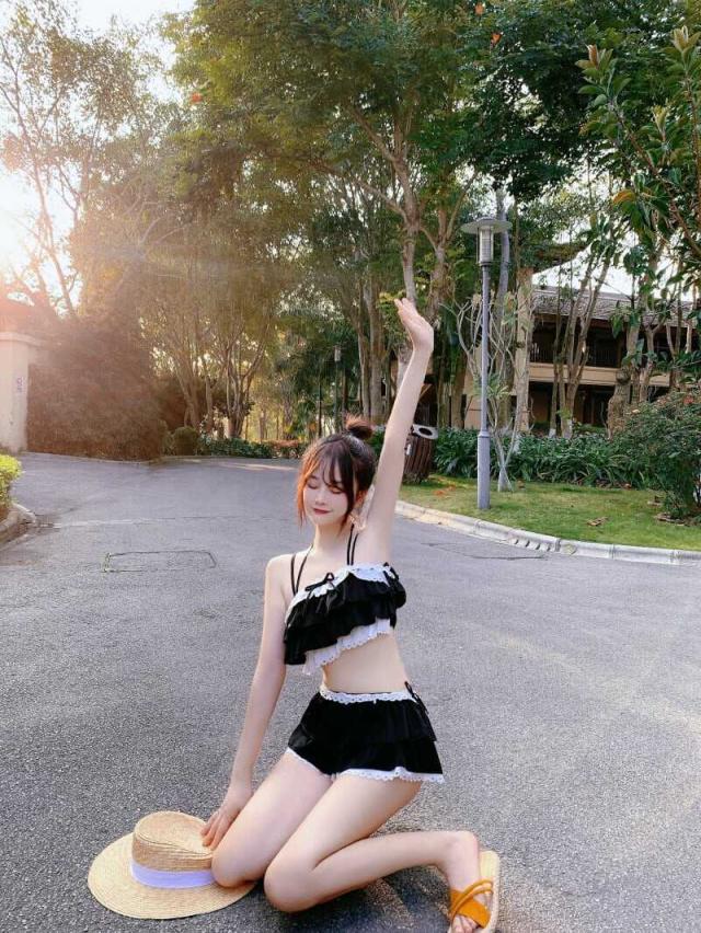 水着 ビキニ フリル 体系カバー水着 かわいい 大人可愛い きれいめ