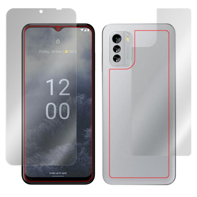 Nokia G60 5G 表面・背面セットの保護シート