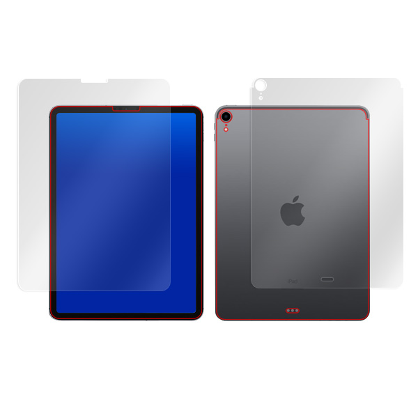 iPad Pro 11インチ (2018) (Wi-Fiモデル) 表面・背面セット 保護シート