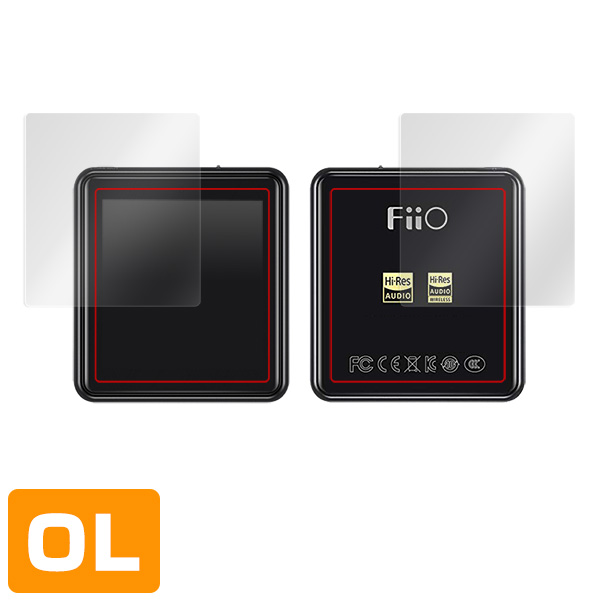 Fiio M5 表面・背面セット 保護シート