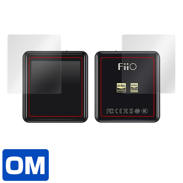 Fiio M5 表面・背面セット 保護シート