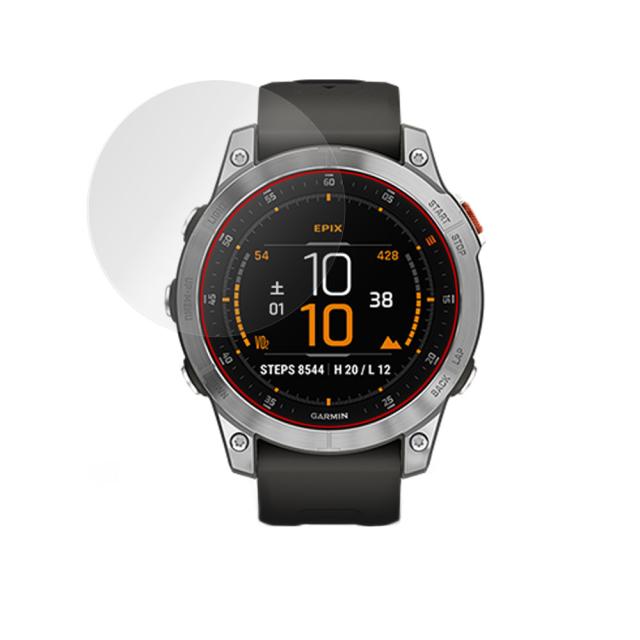 GARMIN epix Steel Graphite / Sapphire Carbon Gray DLC Ti Black 液晶保護シート