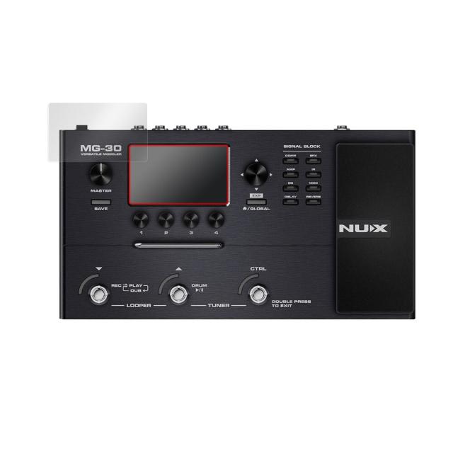 NUX MG-30 マルチエフェクター 液晶保護シート
