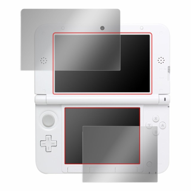 ニンテンドー3DS LL 保護 フィルム OverLay Secret for ニンテンドー