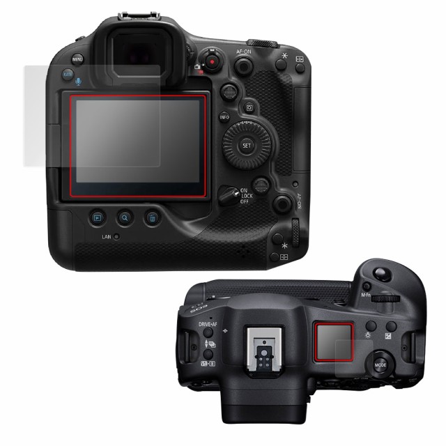 Canon EOS R3 保護 フィルム OverLay Absorber 低反射 for キヤノン