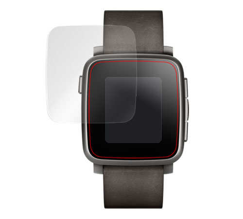 OverLay Brilliant for Pebble Time Steel 極薄保護シート(2枚組) のイメージ画像