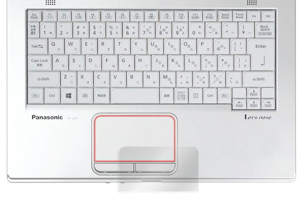 OverLay Protector for トラックパッド レッツノートMX(CF-MX4)/LX(CF-LX4) のイメージ画像