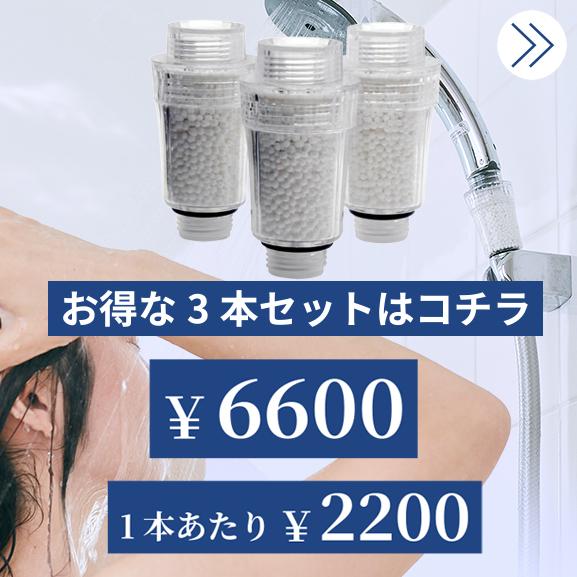 浄水革命ナノバブール お買い得 3本セット