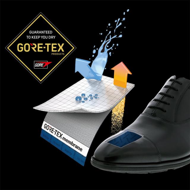  アシックス商事 テクシーリュクス ゴアテックス 本革ビジネスシューズ 4E Uチップ