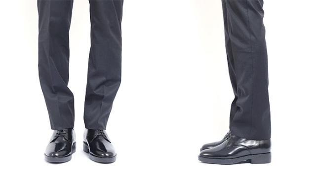 北嶋製靴工業所 KITAJIMA カンガルー革プレーントゥビジネスシューズ 7cmヒールアップ 233 1足 北嶋製靴工業所 KITAJIMA カンガルー革プレーントゥビジネスシューズ