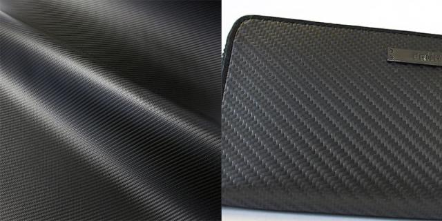 ガジェットリンク FRUH（フリュー） リアルカーボン ラウンドジップウォレット GL026 1個