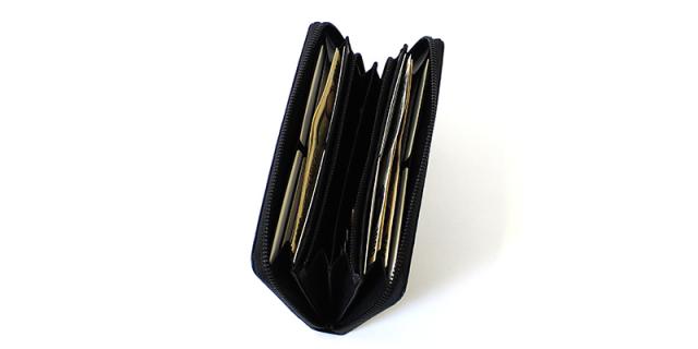 ガジェットリンク FRUH（フリュー） リアルカーボン ラウンドジップウォレット GL026 1個