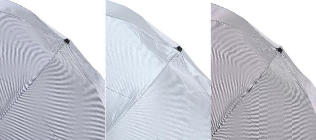 市原 Ramuda 遮光遮熱 折傘 軽量クイックオープン キャンディーストライプ