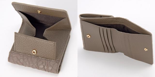 ロダニア マットクロコダイル二つ折り財布 RDOC10286 1個