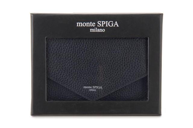 モンテスピガ 牛革メンズ三つ折り財布