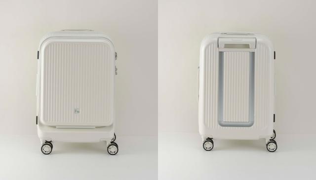 フリクエンターアウラ 機内持ち込み フロントオープン 4輪キャリー 48cm