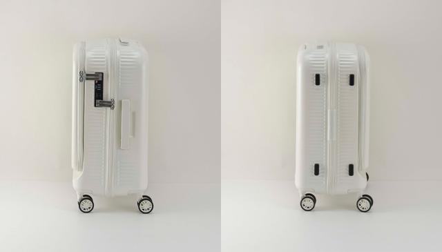 フリクエンターアウラ 機内持ち込み フロントオープン 4輪キャリー 48cm