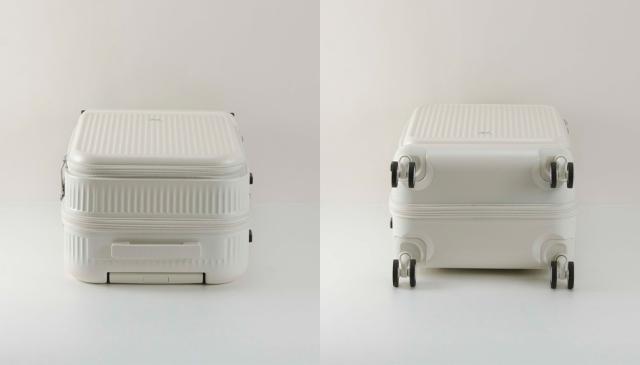 フリクエンターアウラ 機内持ち込み フロントオープン 4輪キャリー 48cm