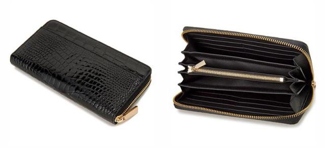 サンブランド ロダニア クロコダイルラウンド長財布（シャイニング）