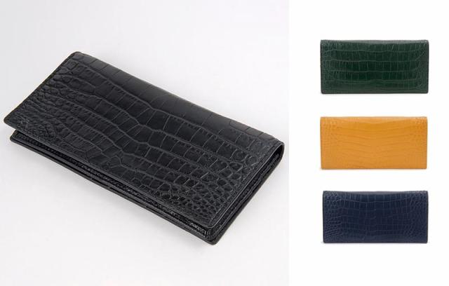 サンブランド ロダニア クロコダイル長財布
