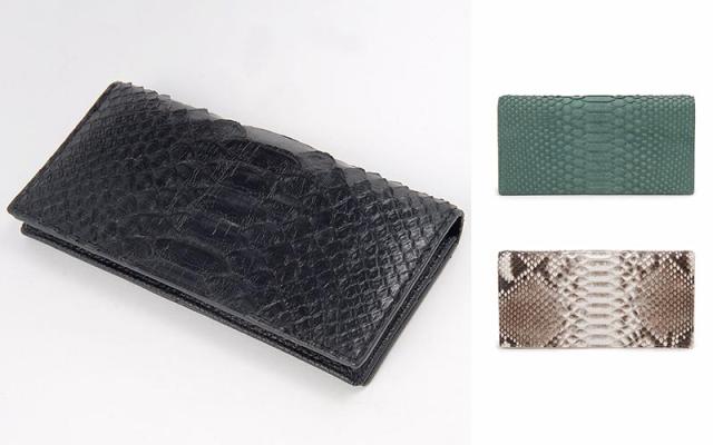 サンブランド ロダニア パイソン長財布