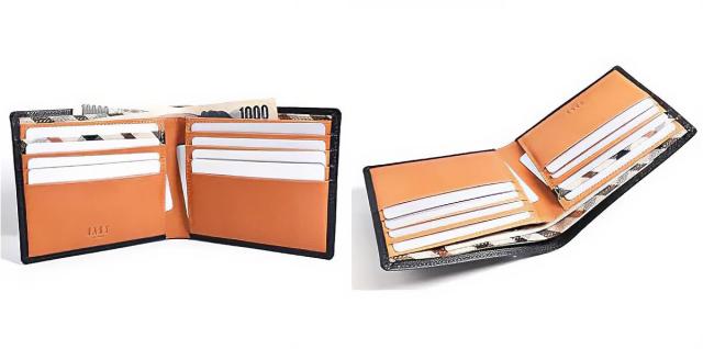 プレリー DAKS Luster（ラスター）二つ折り財布（小銭入れなし）DP35215