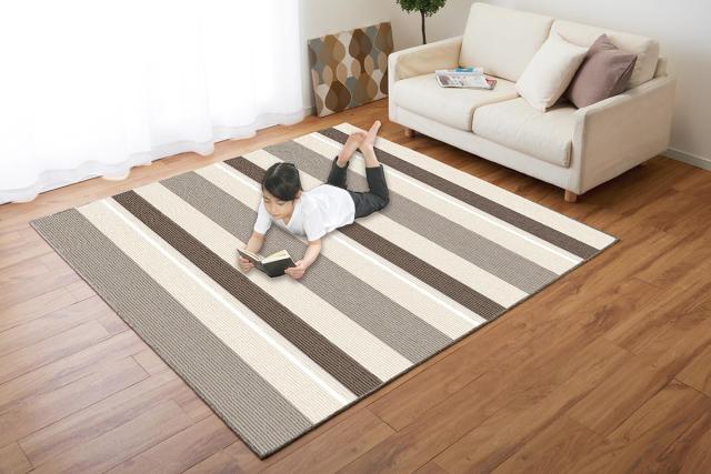 ジンペット アース製薬共同開発 日本製防ダニラグ ベージュ系