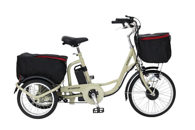 ミムゴ e-parton PLUS ノーパンク ロータイプ電動アシスト三輪自転車 特別セット