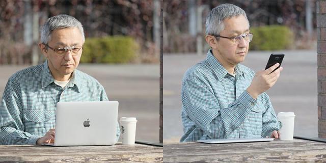 クリップオンシニアグラス