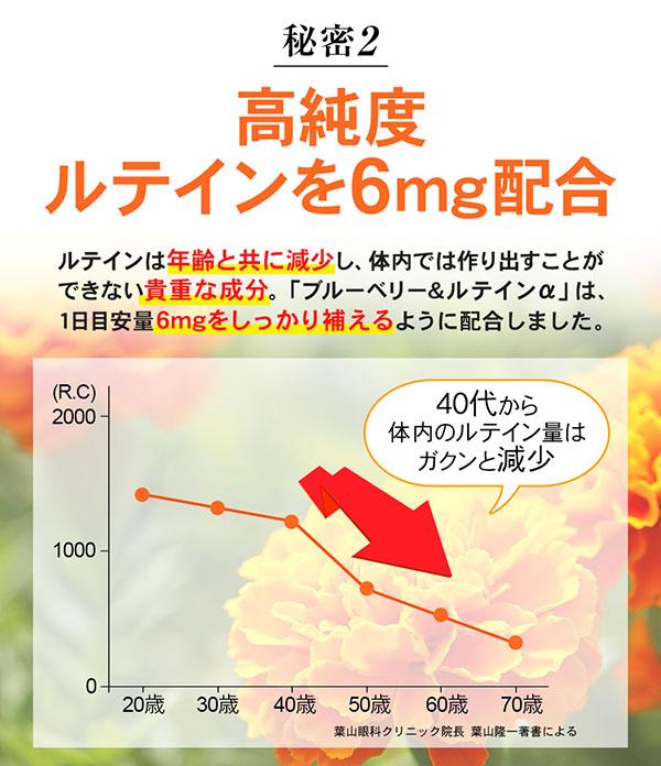 リフレ ブルーベリー＆ルテインα 3400