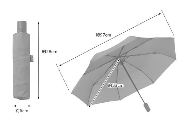 Knirps(クニルプス) ビジョンデュオマチックセーフティー（ワンタッチ自動開閉式折りたたみ傘） KN-V6225 1本