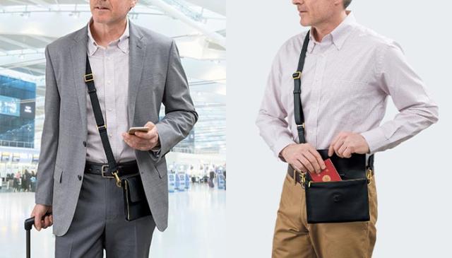 I・E・I プロヴェンザノ ラム革製薄型ショルダー「シティホルスター」 50247 1個