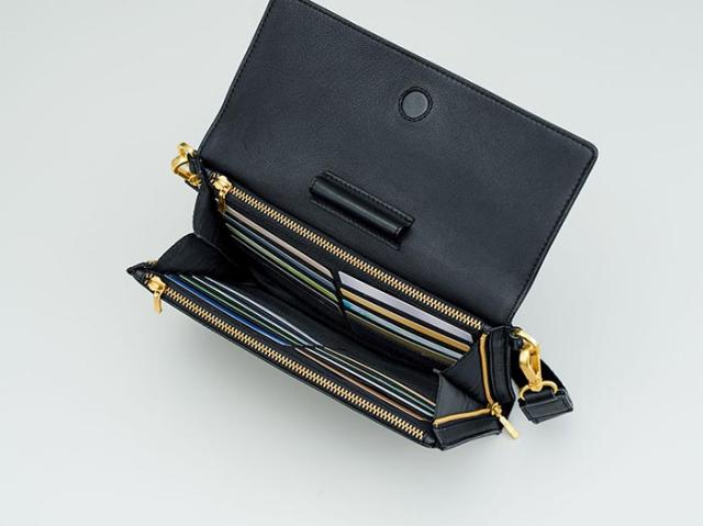 I・E・I プロヴェンザノ ラム革製薄型ショルダー「シティホルスター」 50247 1個