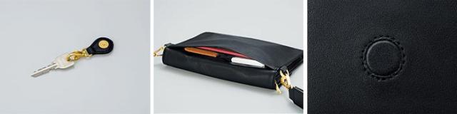 I・E・I プロヴェンザノ ラム革製薄型ショルダー「シティホルスター」 50247 1個