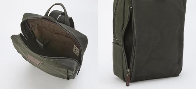 平野鞄 鞄の國 豊岡製 はっ水軽量6号帆布リュック 1個