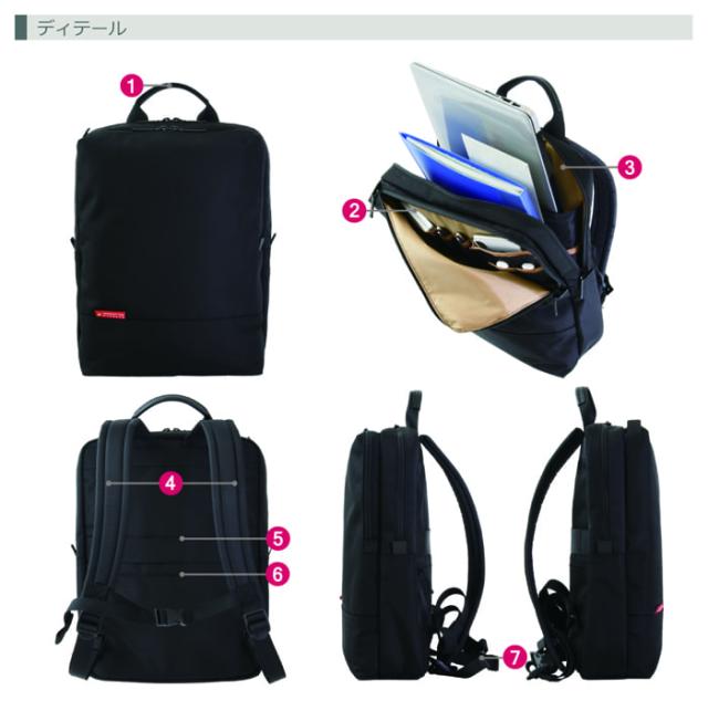 レジャープロダクツ マンハッタンパッセージ ウェルオーガナイズド スリム バックパック