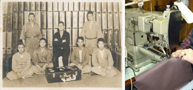 小田清 豊岡工房 日本製 牛革使い多機能ショルダー