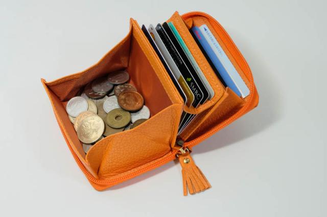 carcru(カルクル) カードも小銭も取り出しやすい財布